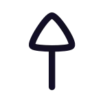 Arrow Up 3 SVG Icon